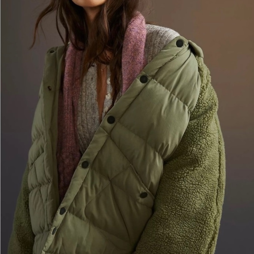 Anthropologie Pilcro Swing Puffer Jacket - Picture 4 of 7